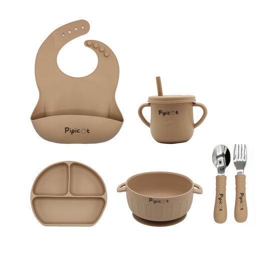 Set pappa in silicone senza BPA