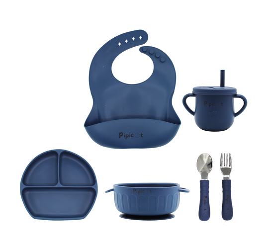 Set pappa in silicone senza BPA