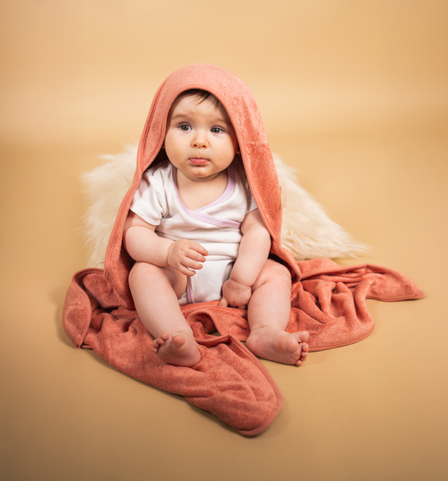 Accappatoio Neonato in 100% Bamboo – 95x95 cm