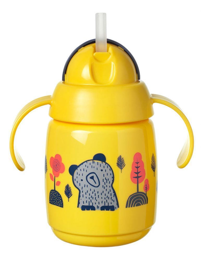 Tommee Tippee Superstar Mug con Cannuccia 300ml, 6m+ - Giallo